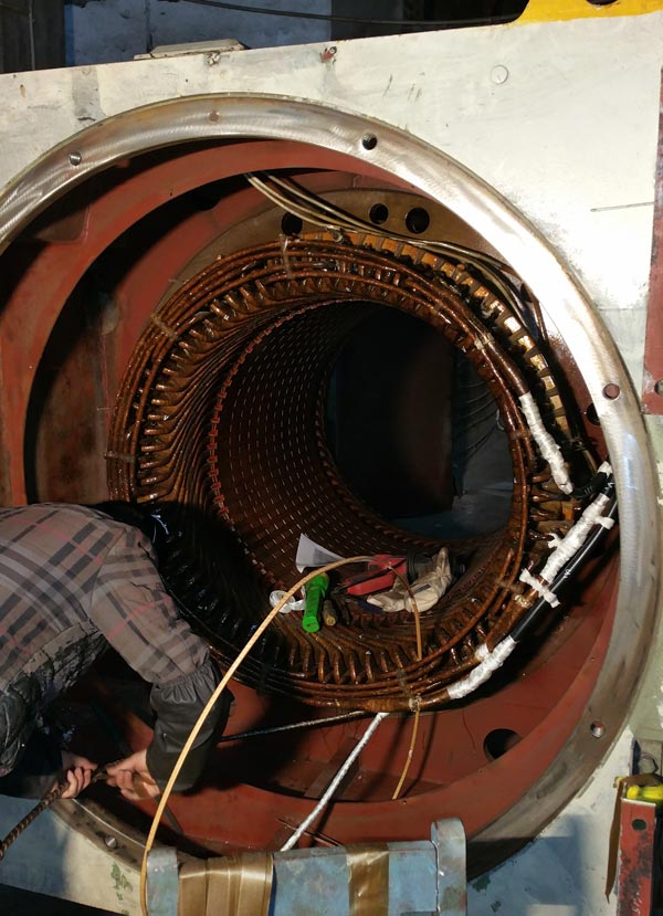 6000KW 電機(jī)增容改造