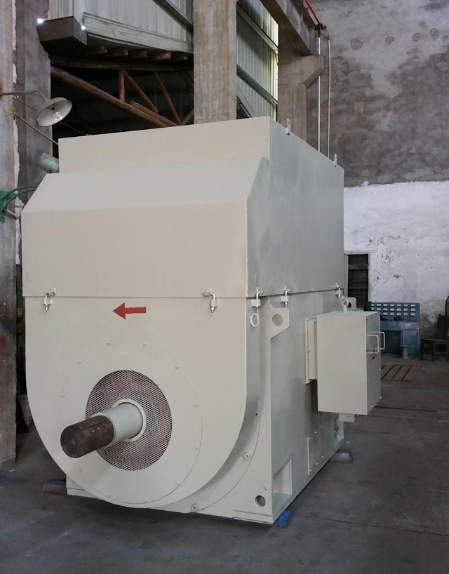 長沙發(fā)電YKK900-8W-4000KW 6KV IP54增容改造
